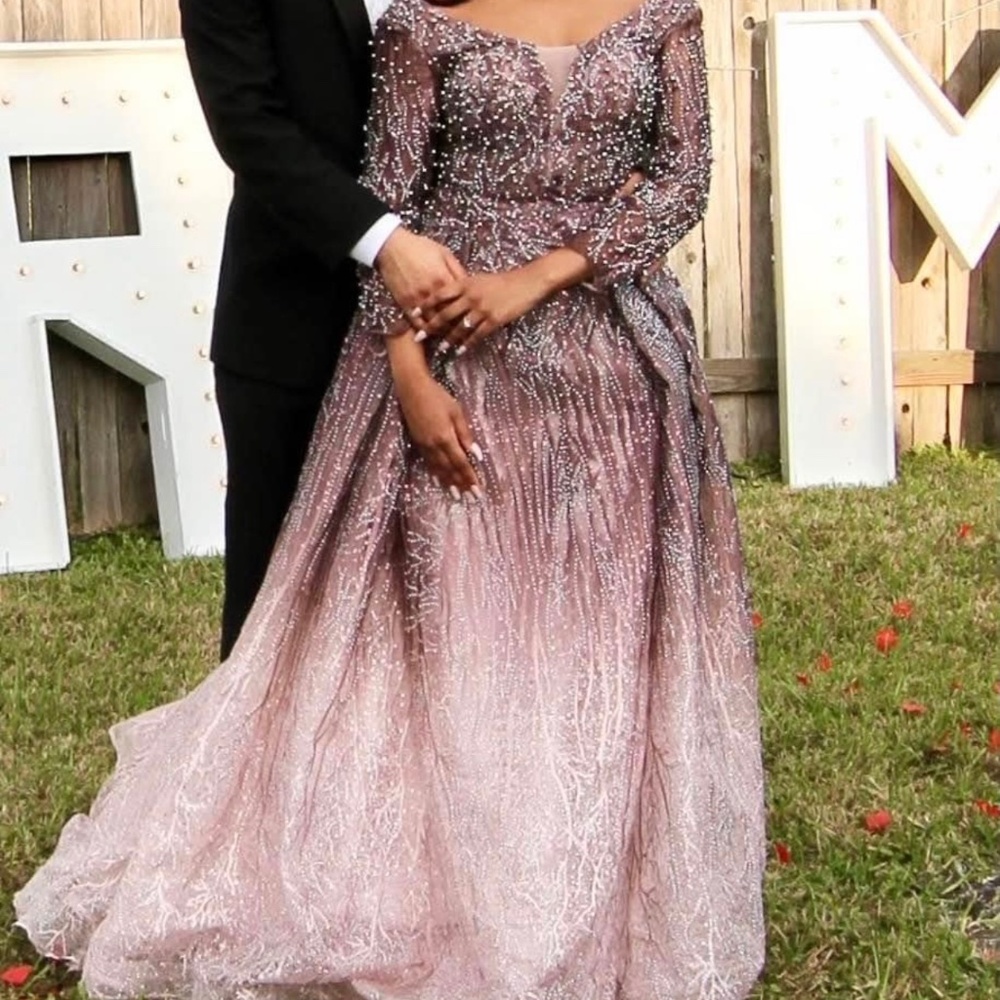 Beautiful modest evening dress